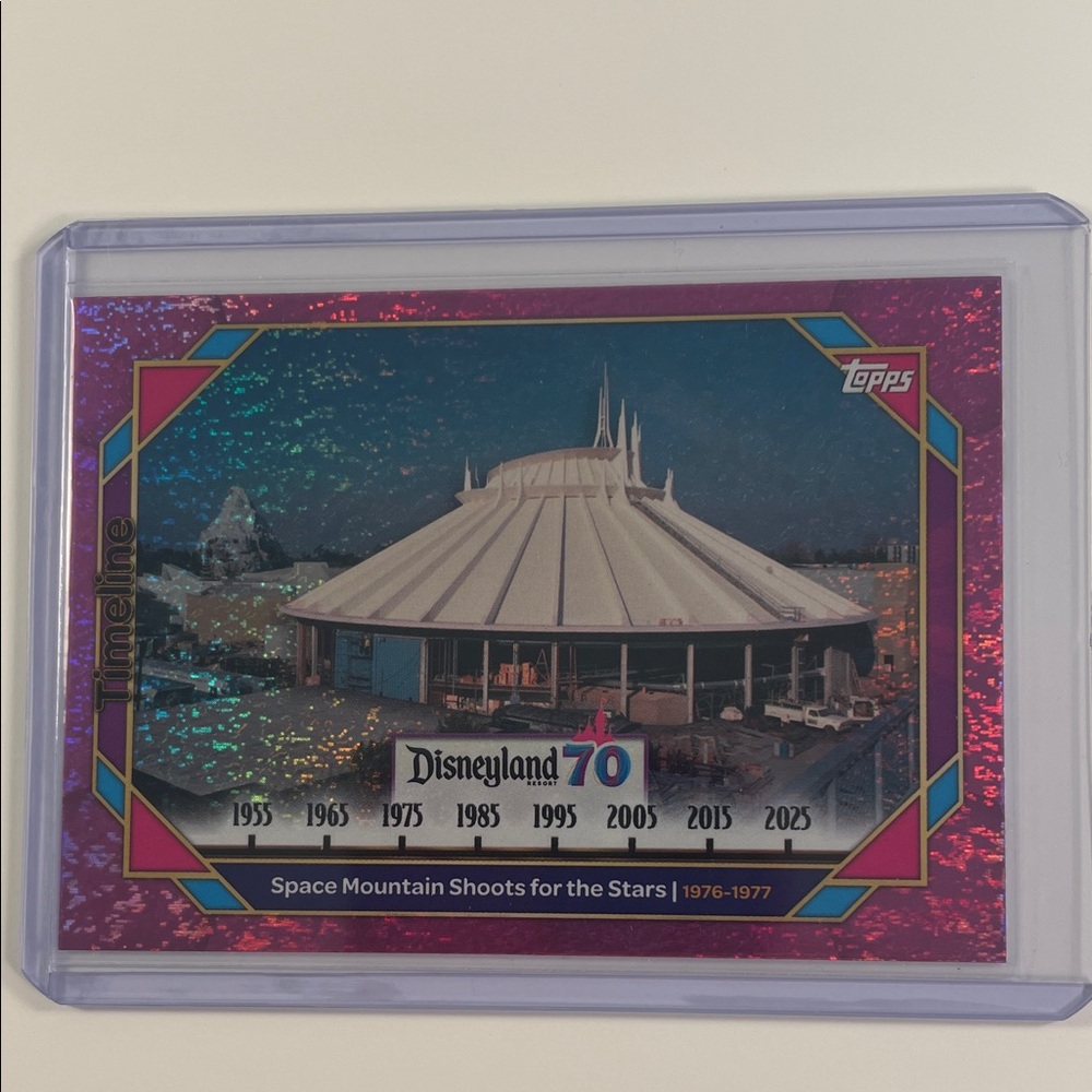 Topps Space Mountain Shoots for the Stars 1976-1977 Holographic Card